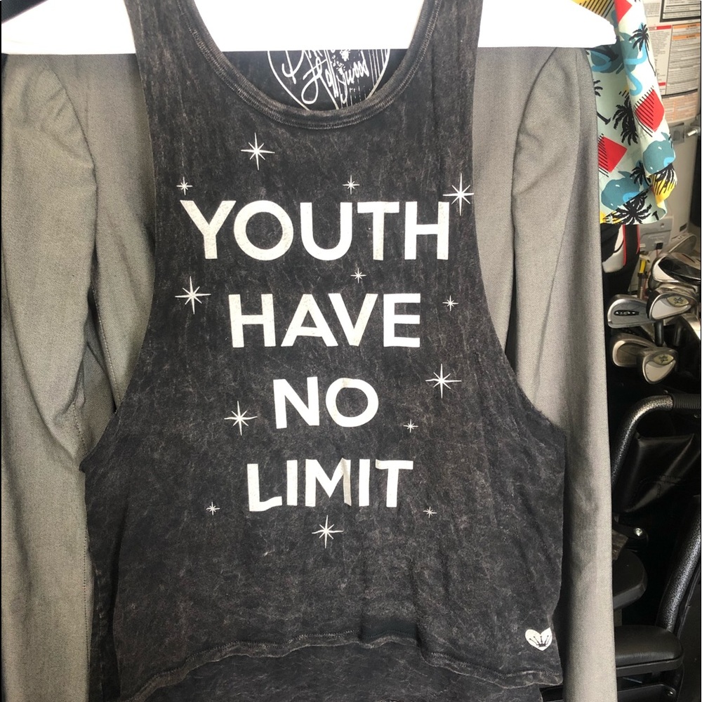 Grey heather tank top by brand Dirty Hollywood